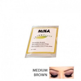 Henna para cejas Mina Medium Brown