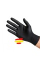 GUANTES NEGROS LATEX REUTILIZABLES CAJA 20uds TALLAS